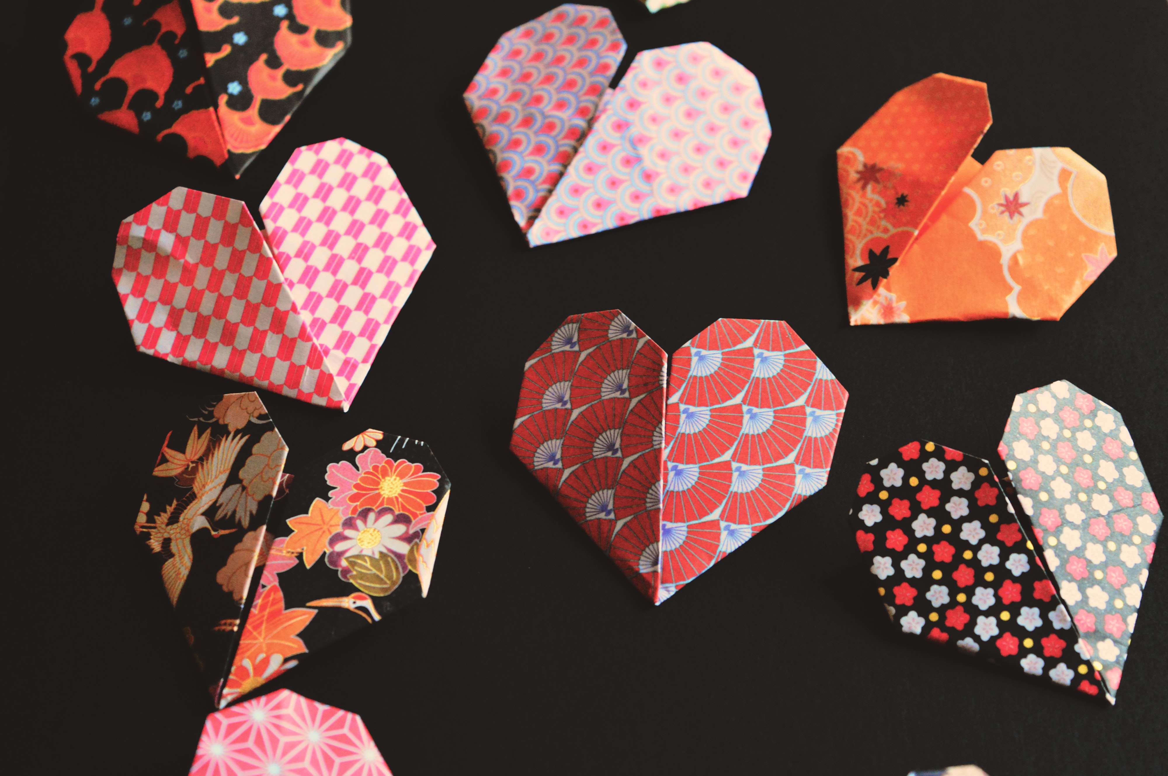 heart origami